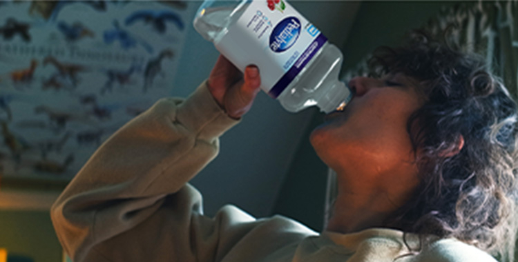 Seasonal homepage banner, hydrate with pedialyte to rapidly restore electrolytes.