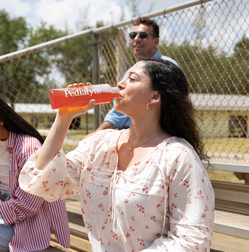 Drinking Bottle with woman