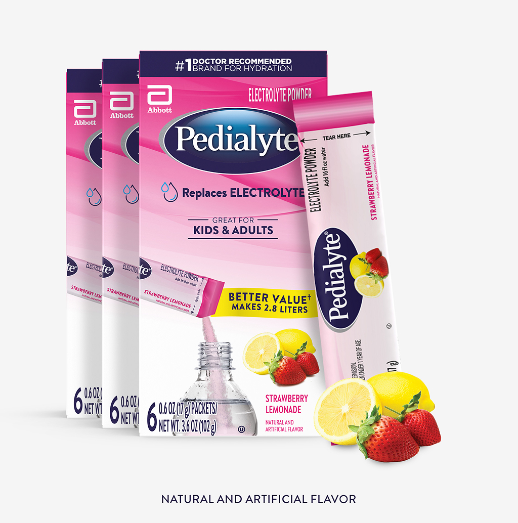 Pedialyte Strawberry Lemonade