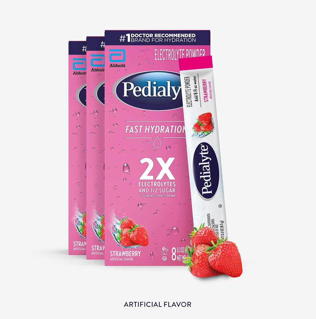 Pedialyte Fast Hydration Strawberry