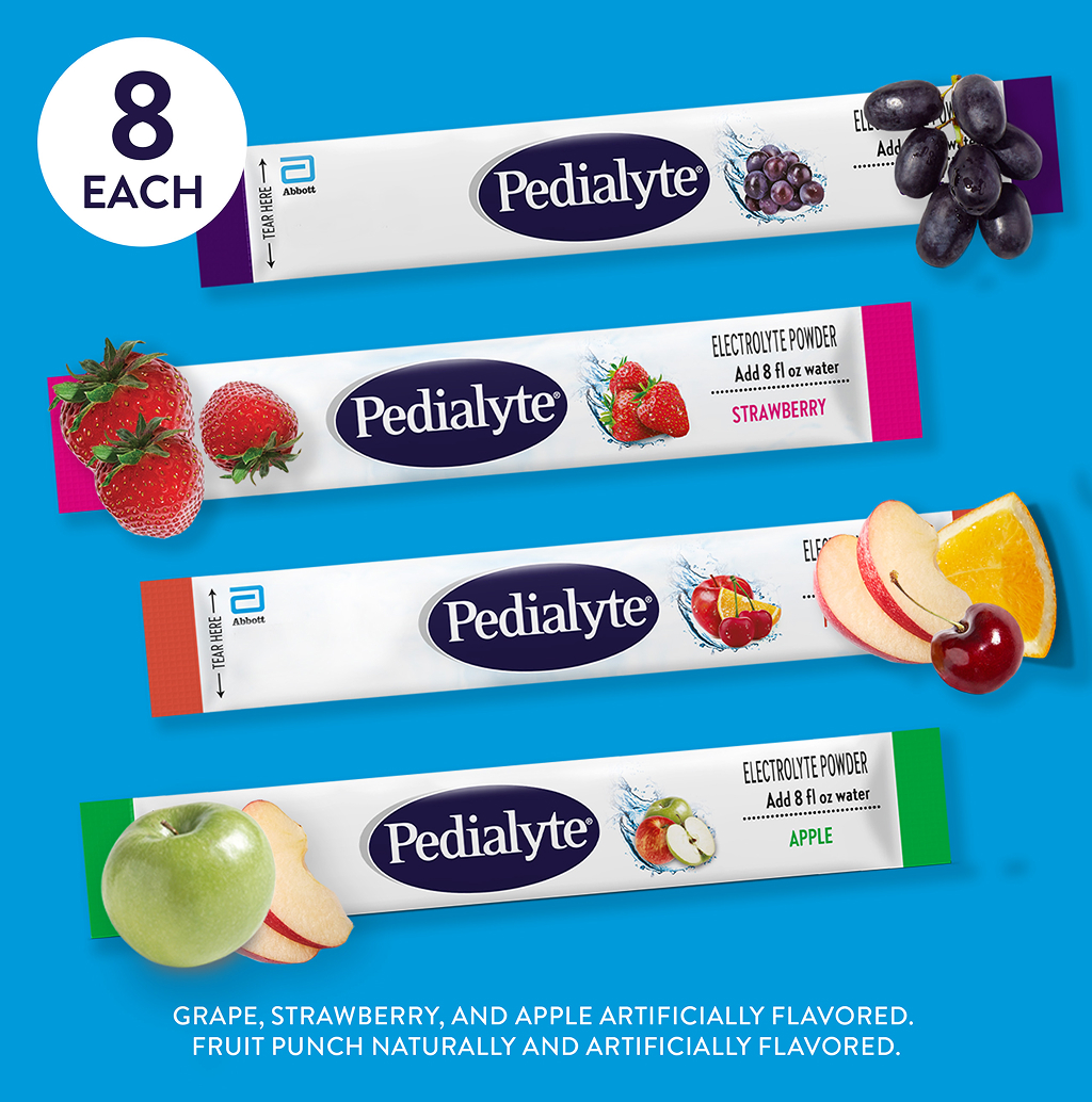 Pedialyte Electrolyte Powder All Flavors