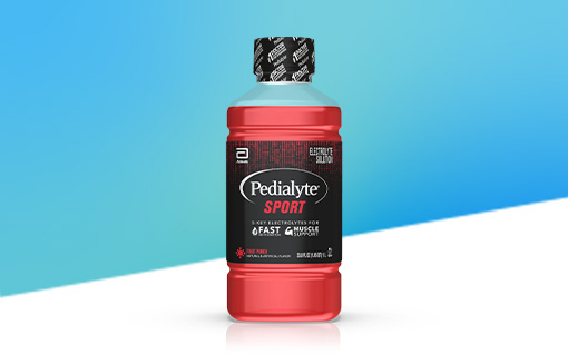 Electrolyte drinks for everyone, red Pedialyte Sport liter in Fruit Punch
