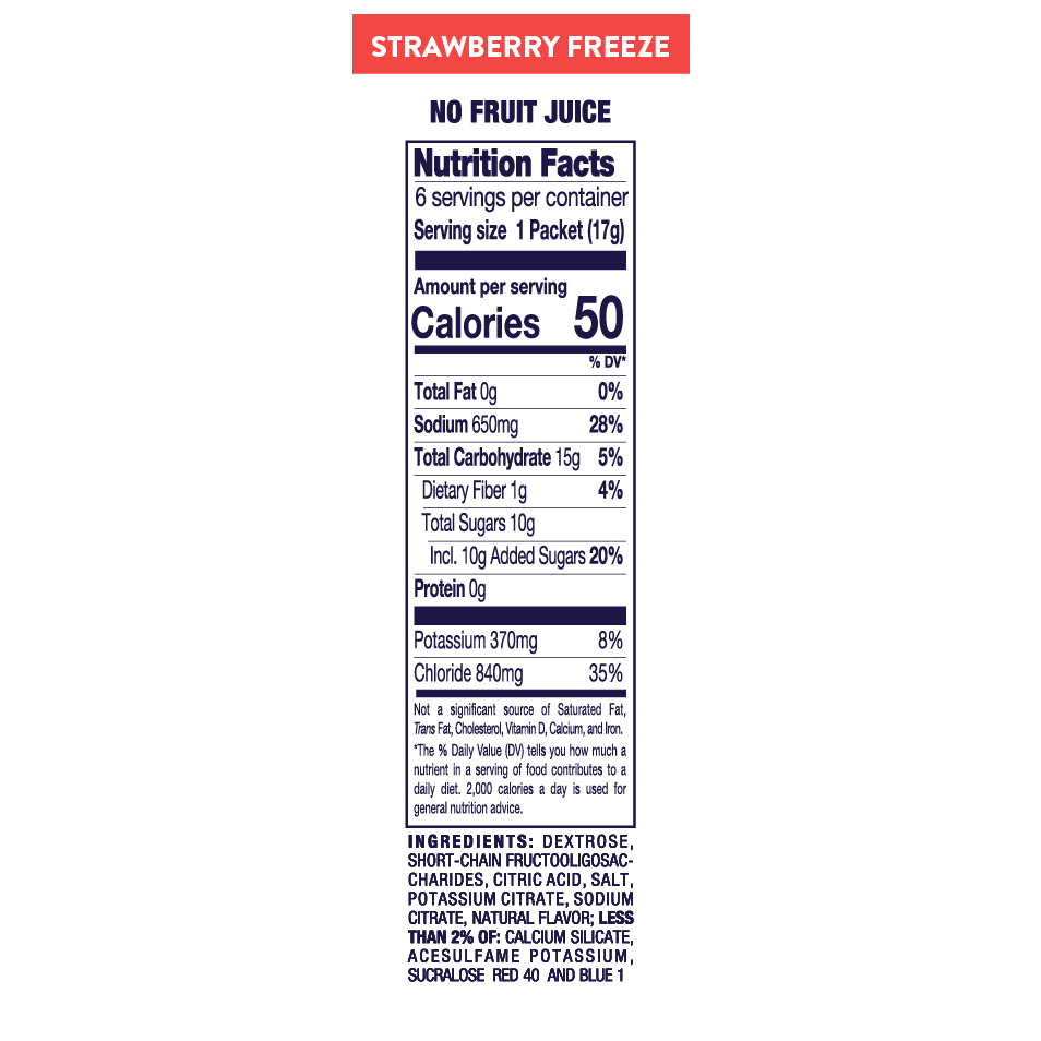 nutritional info