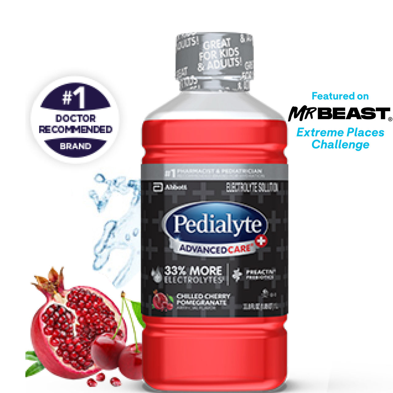 Pedialyte advanced care plus - chilled-cherry