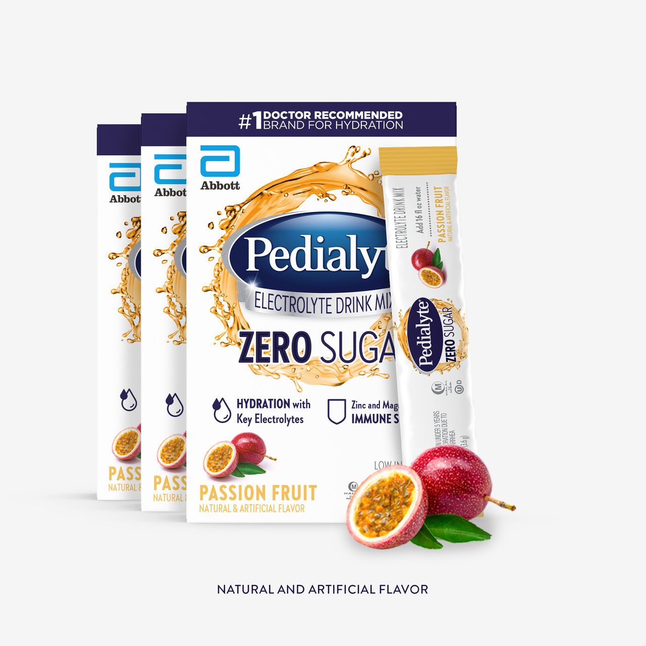Zero Sugar Electrolyte Powder Packs in Passion Fruit