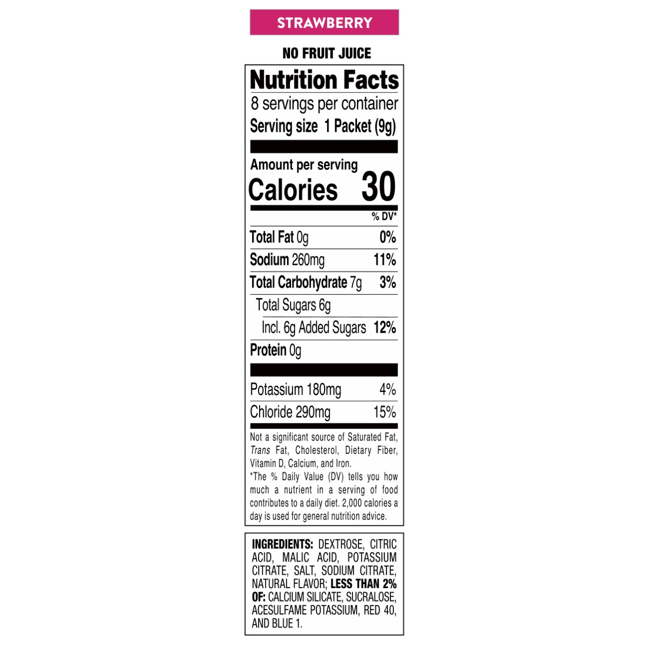 nutritional info